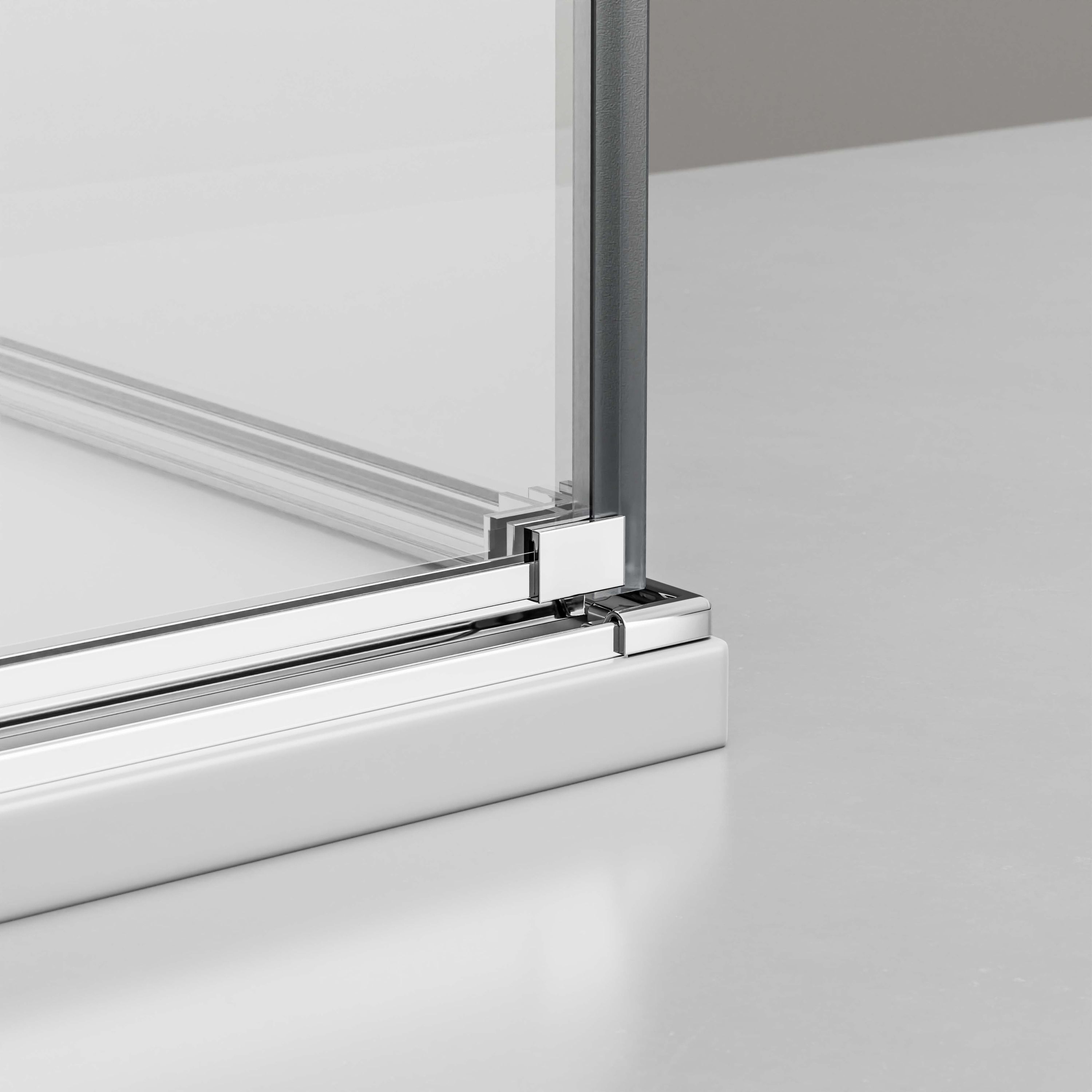 Bernstein Kabina prysznicowa narożna DX407 szkło ESG 8mm - 100x100 cm - 3