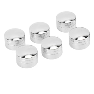 Tappi Copribulloni Skoda Originali - Grigio Argento, Con Gancio Di Estrazione - Foto 8