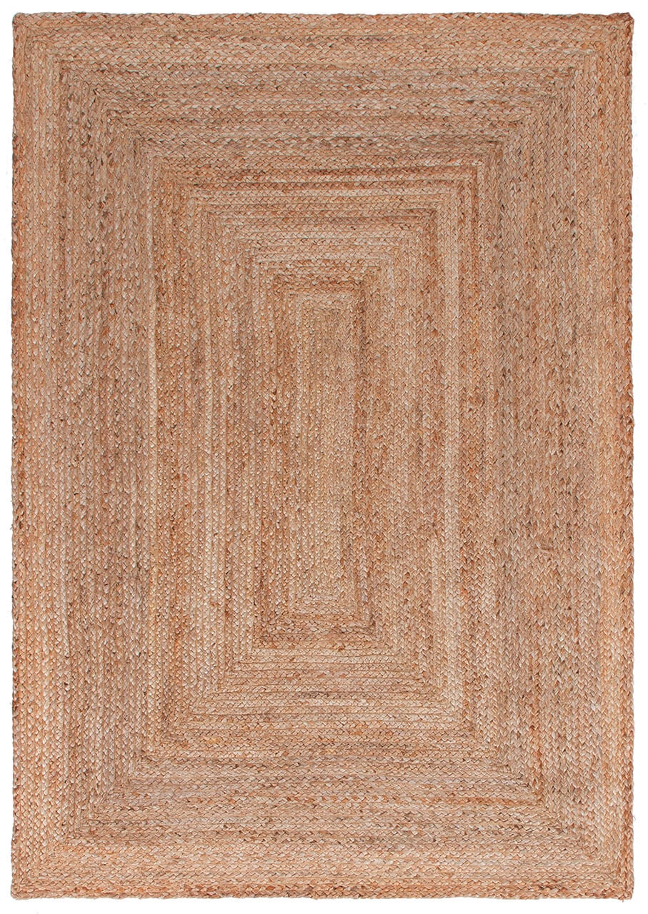 Dywanik Frame w kolorze żółto-złotym z juty, dł. 300 x szer. 200 cm (Galleriafarah1970)