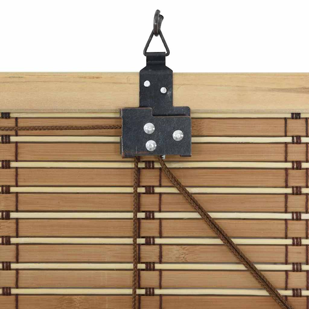 Roleta z zasłonami natura 80 x 220 cm Bambus vidaXL - 7