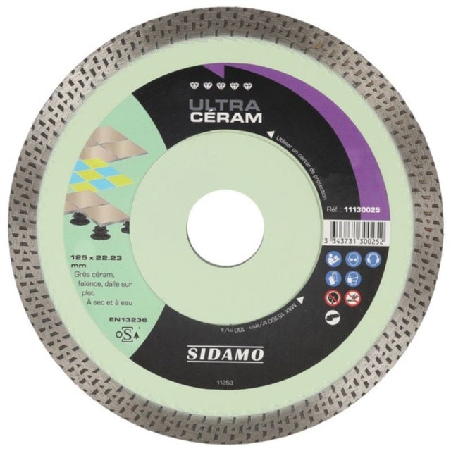 Sidamo - Disque diamant ultra ceram - diamètre 115 - 11130024