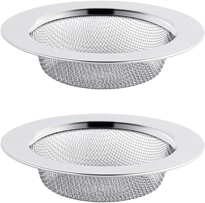 Filtr zlewozmywakowy kuchenny ze stali nierdzewnej, filtr do umywalki, wlot wody 110 x 84 mm