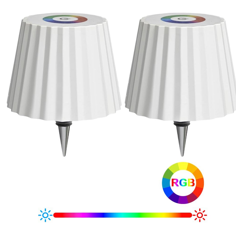 Lampada per bottiglia senza fili, 3 colori, con controllo touch, portatile, senza fili, lampada da bottiglia di vino ricaricabile, lampada da tavolo touch, luci per bottiglia di vino per camera da