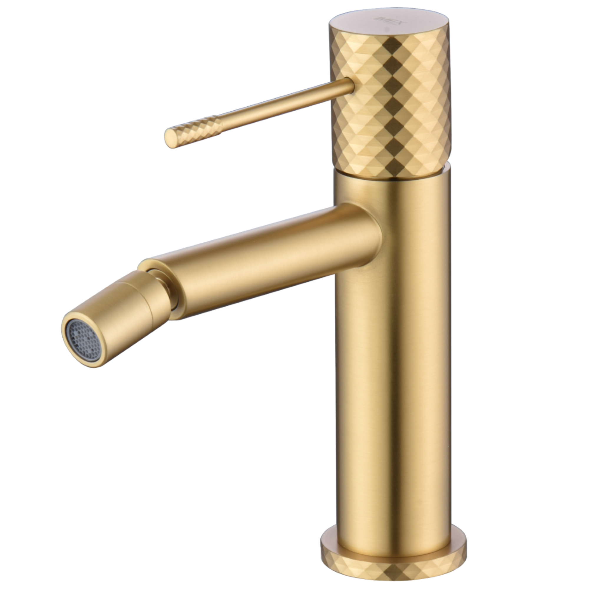 IMEX BDC033-2OC OLIMPO – Monomando Per Bidé In Oro Spazzolato, Installazione A Superficie, Finitura PVD Di Alta Qualità