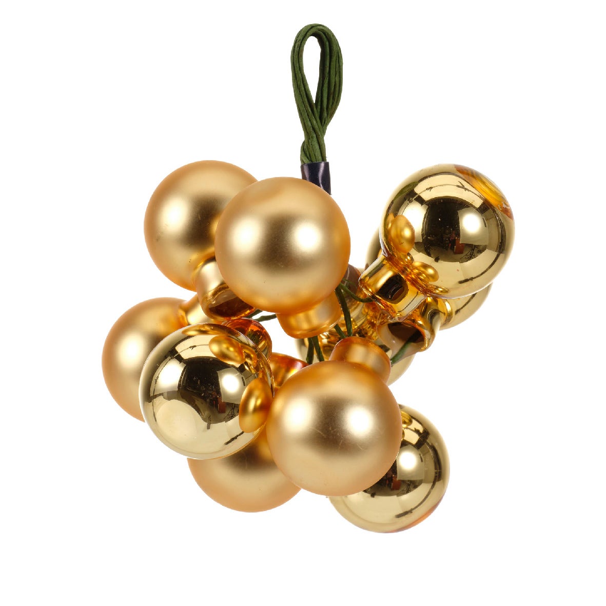 Grappolo Decorativo de Natal Vermelho e Dourado, Cores Sortidas ø2 cm - 4