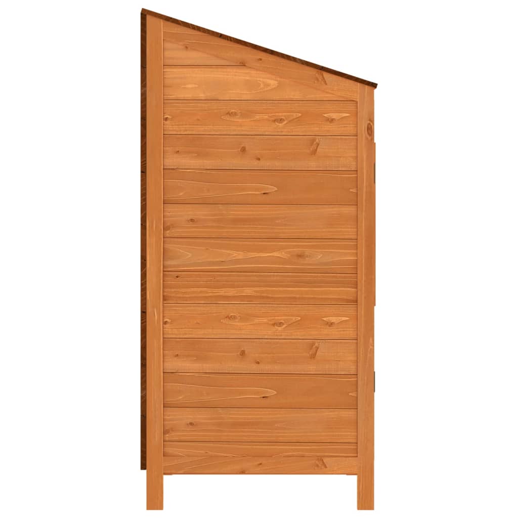Maison Exclusive - Capanno da Giardino Marrone 55x52x112cm Legno Massello di Abete - 5