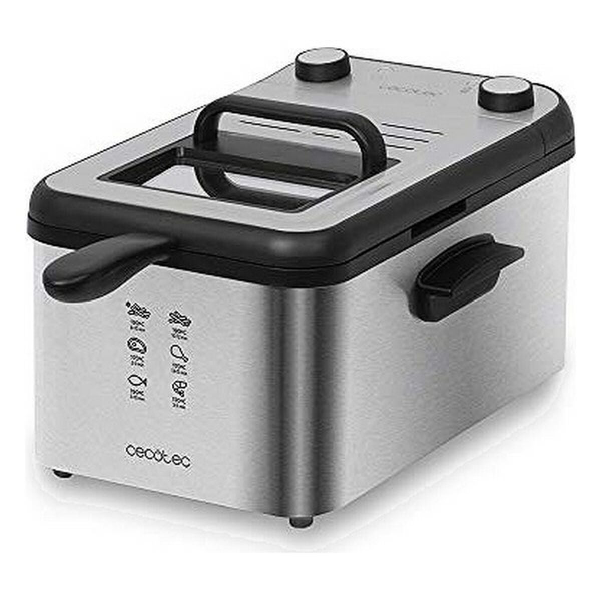Frytkownica Cecotec Ultra 3L 2400W stal nierdzewna i czarna