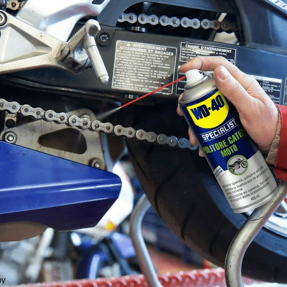 Nettoyant Chaine Spray 400 ml Moto Wd40 - 4