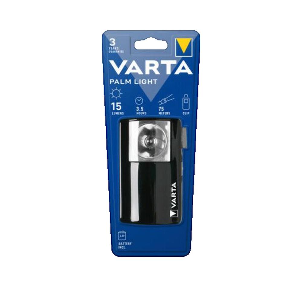 Varta - Boîtier Métal Palm Light 4,5v Pile 3r12 Non Incluse - 2