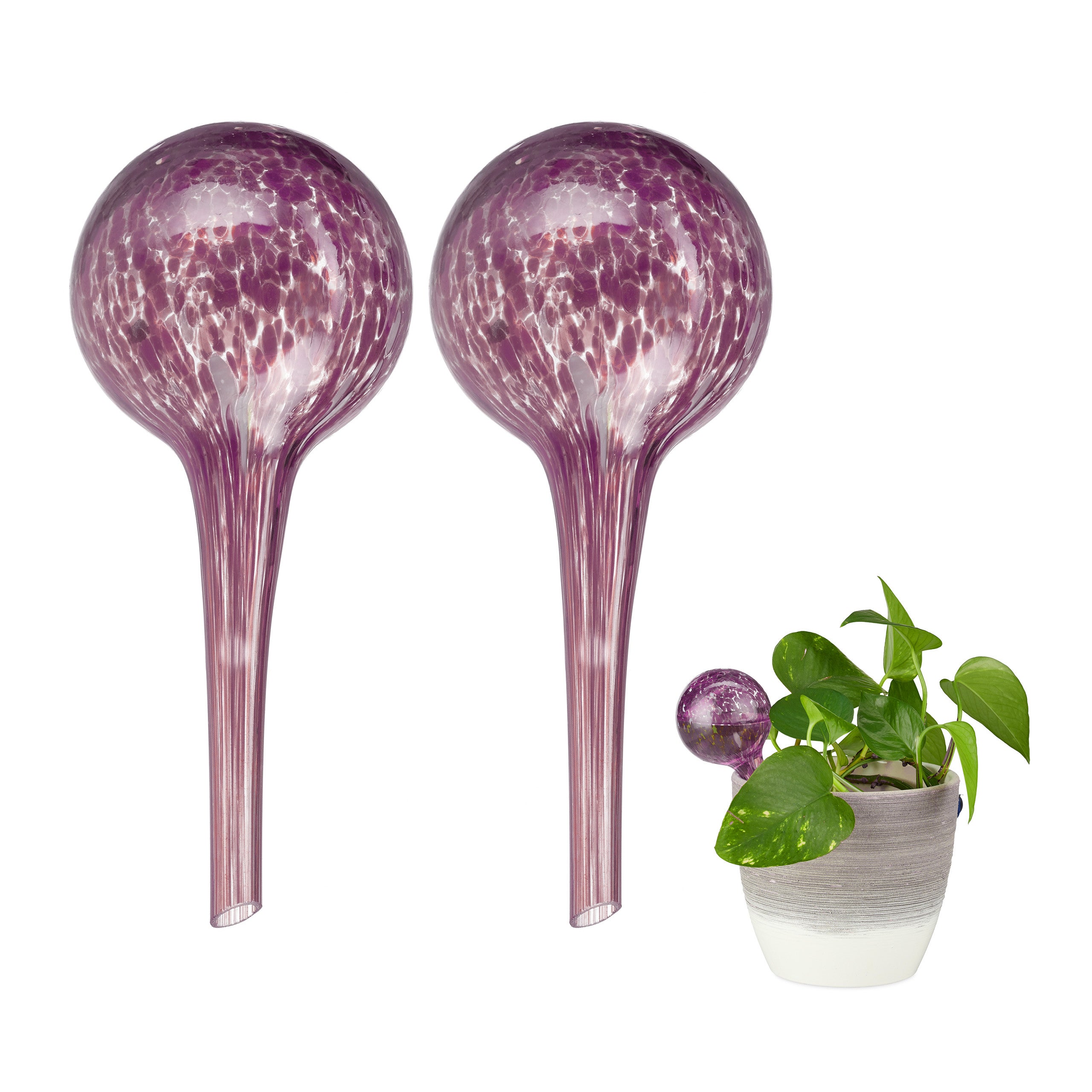 9 pièces Globes D'Arrosage, Globe Arrosage Plante, Arroseur Automatique Plante Intérieur,Plante