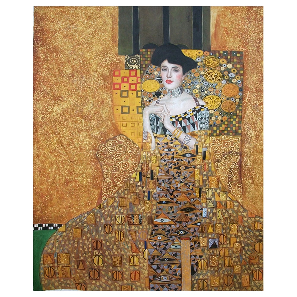 Panneau Mural En Carreaux De Céramique – Reproduction Gustave Klimt, 40x40, 25 Pièces