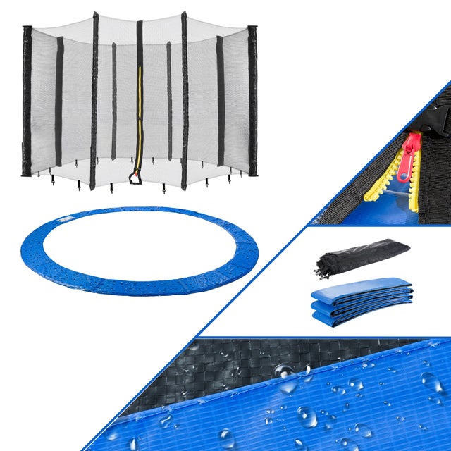 Filet De Securite Pour Trampoline 305 CM, Filet De Trampoline 6 Poteaux Resistant Aux Uv Double Fermeture Eclair Modele Bord Exterieur Noir 94726658 Filet De Securite Pour Trampoline 305 CM, Filet De Trampoline 6 Poteaux Resistant Aux Uv Double Fermeture Eclair Modele Bord Exterieur Noir 94726658