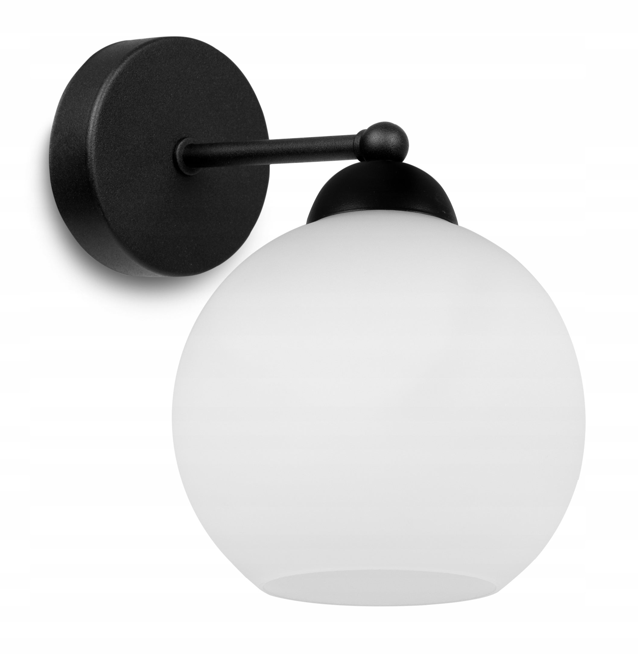 Lampa kinkiet ścienny Eliza boho 1xE27 klosz kula biała Light Home LH