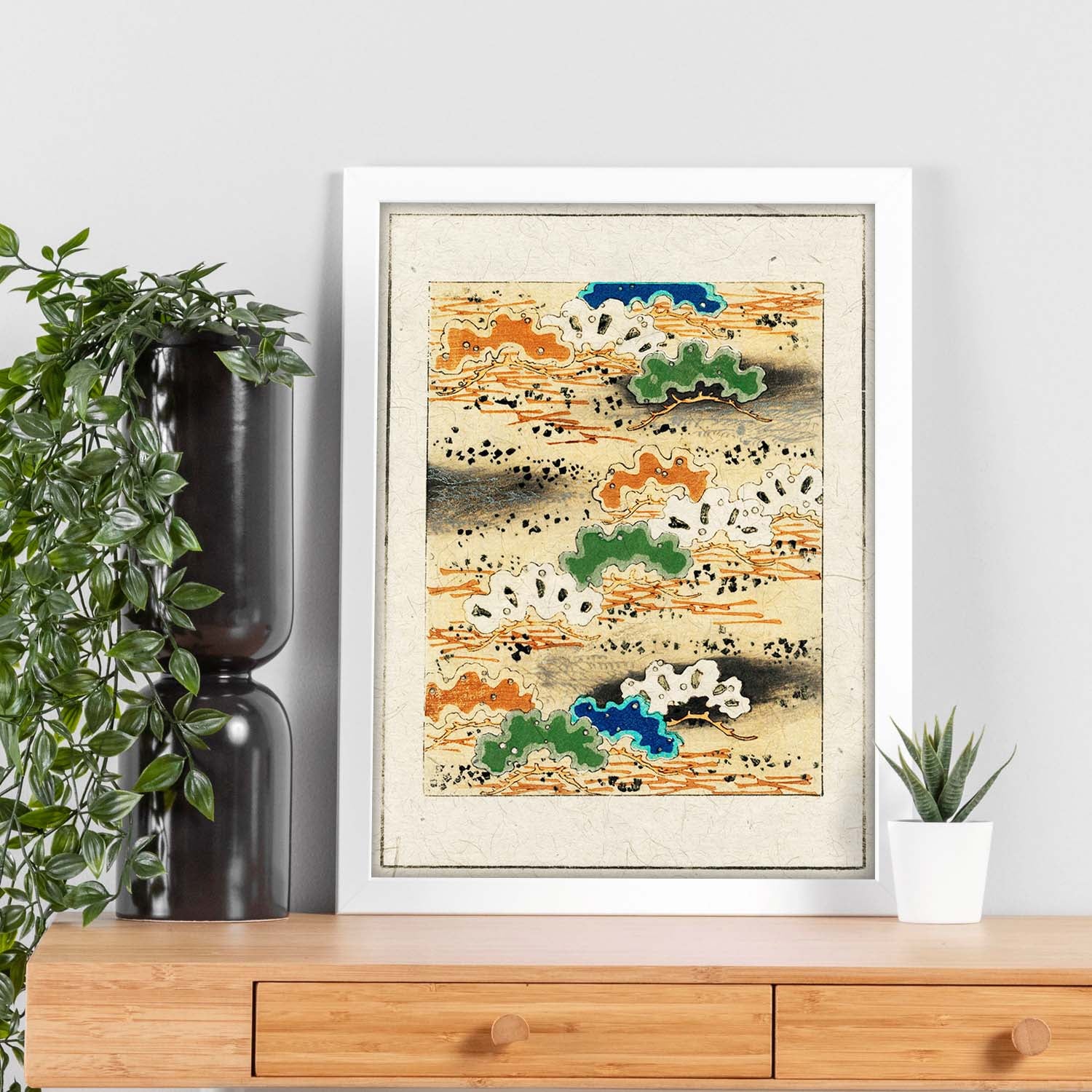 KiKiHong 6 Pièces Poster Matisse Vert Sauge Affiches D'exposition Henri