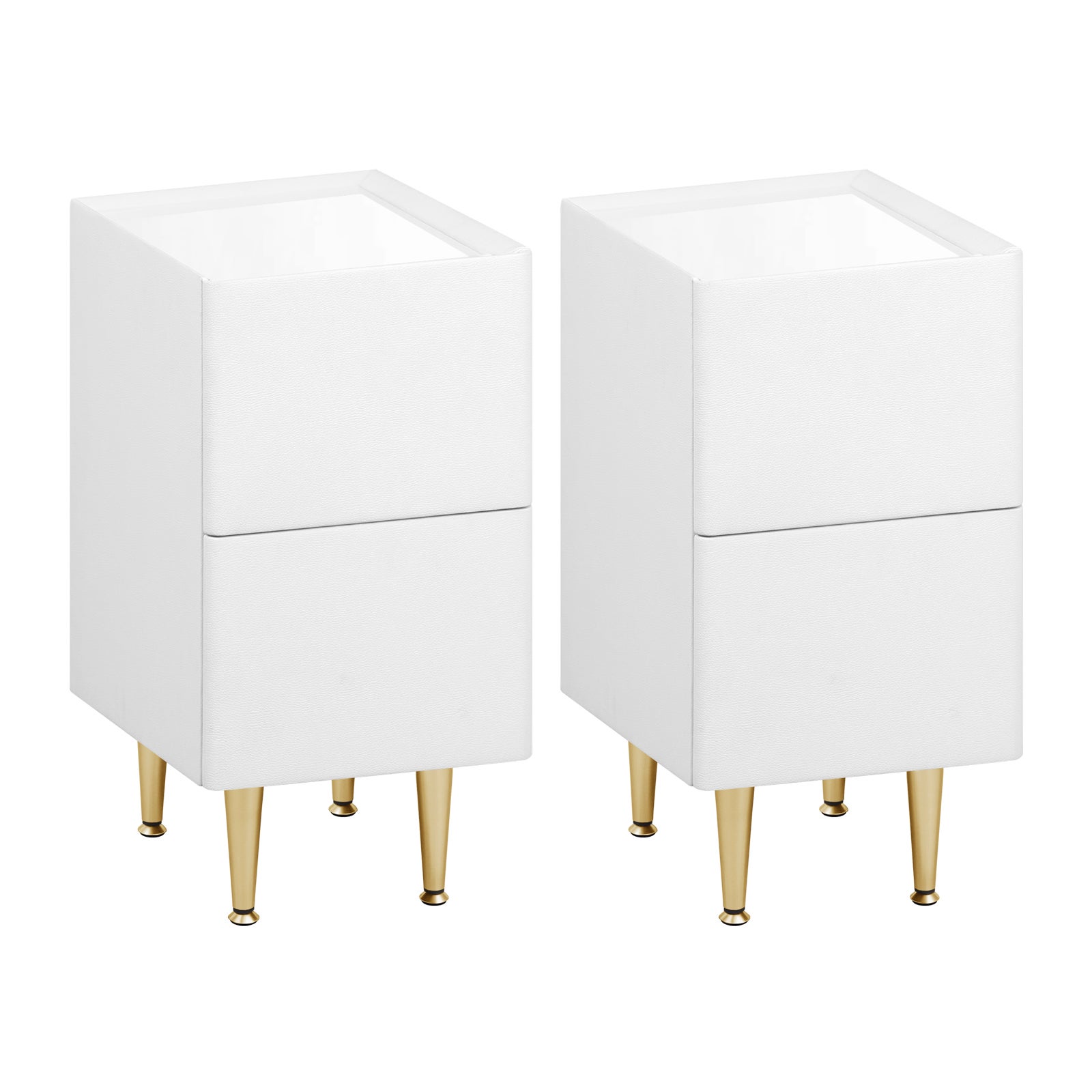 WOLTU Lot de 2 Table de Chevet avec Prises Électriques,Ports USB et Lumière LED,Table d'Appoint WOLTU Lot de 2 Table de Chevet avec Prises Électriques,Ports USB et Lumière LED,Table d'Appoint