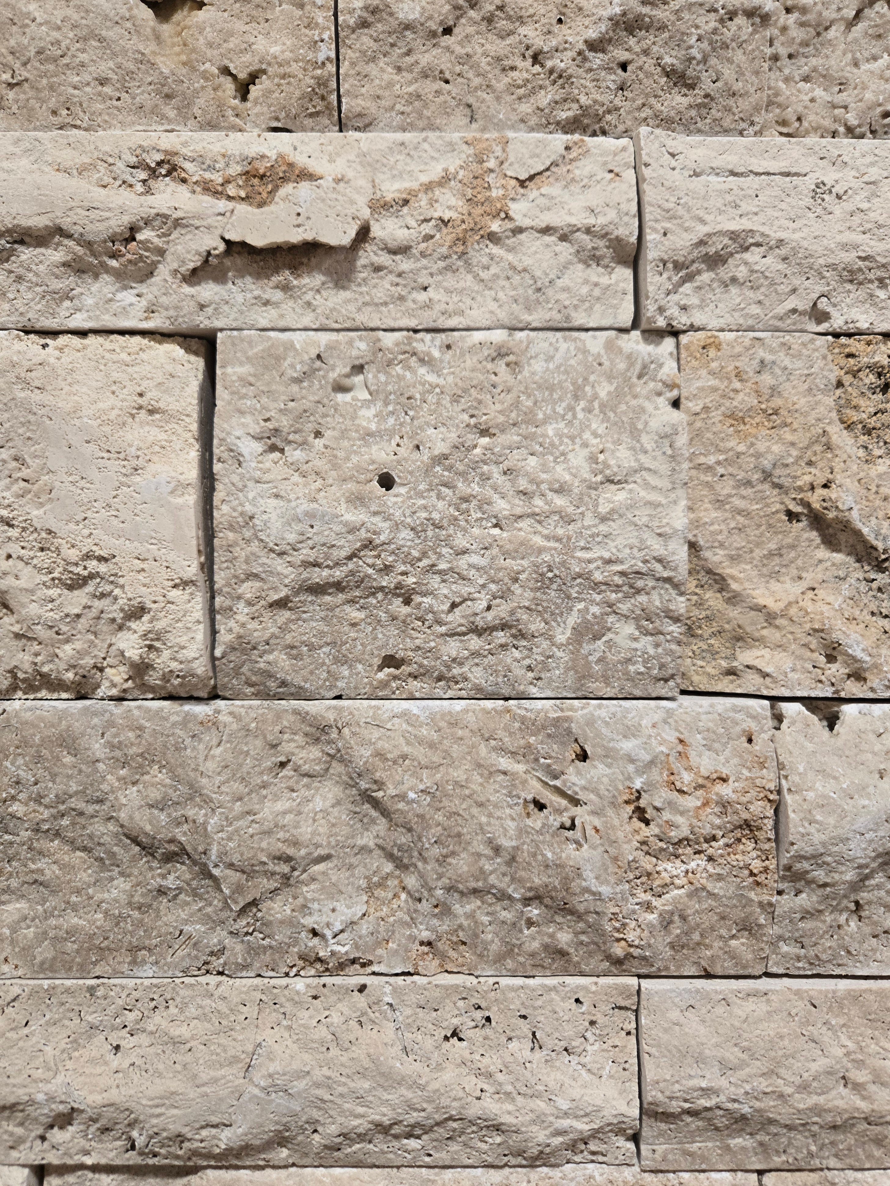 Parement en travertin Mixte brut – BL x 10 x ép. 2,2 cm - 6