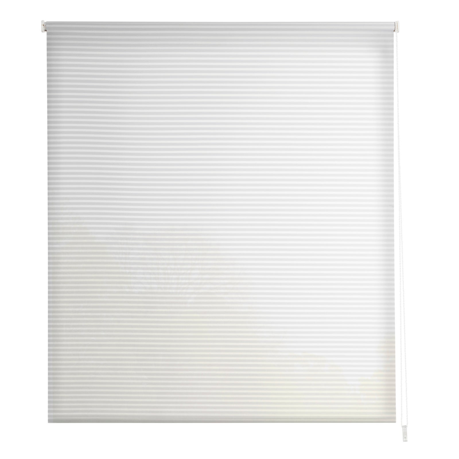 ESTORALIS | Estor Enrollable Translúcido De Visillo | 170 X 255 Cm (Ancho Por Alto) Tamaño De Tela 167 X 250 Cm | Modelo DAVOS Color Blanco/Beige | Leroy Merlin