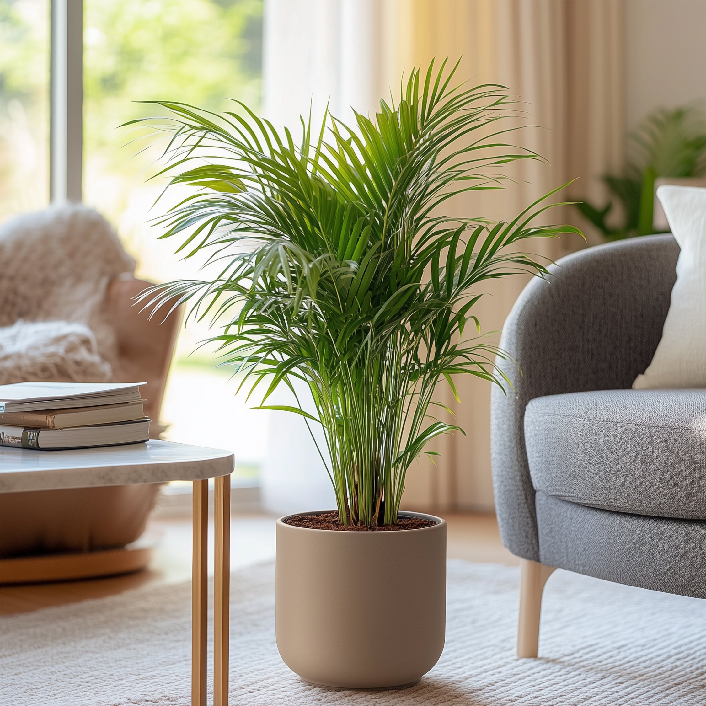 Palmier areca - Set de 2 - Dypsis lutescens - Hauteur 100-120cm - ⌀21cm - 7