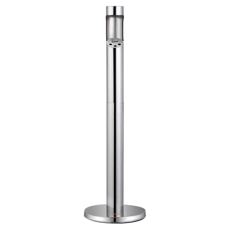 Popielniczka Pojemnik na niedopałki Cylinder 108cm Srebrny VEVOR