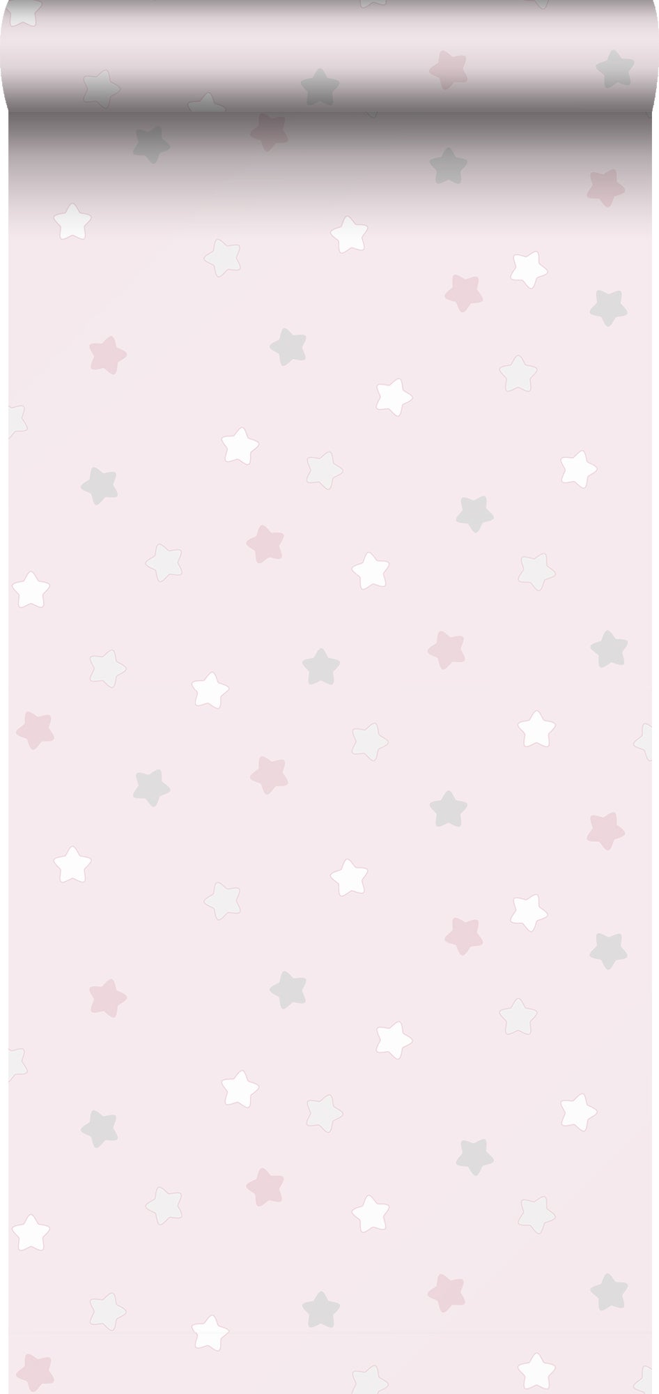 Tapeta ognie jasnego różu - 53 cm x 10 m - SANDERS &amp; SANDERS