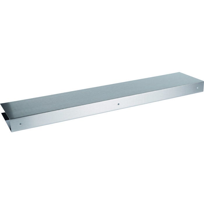 Plinthe de bas de porte en U inox satiné - 3