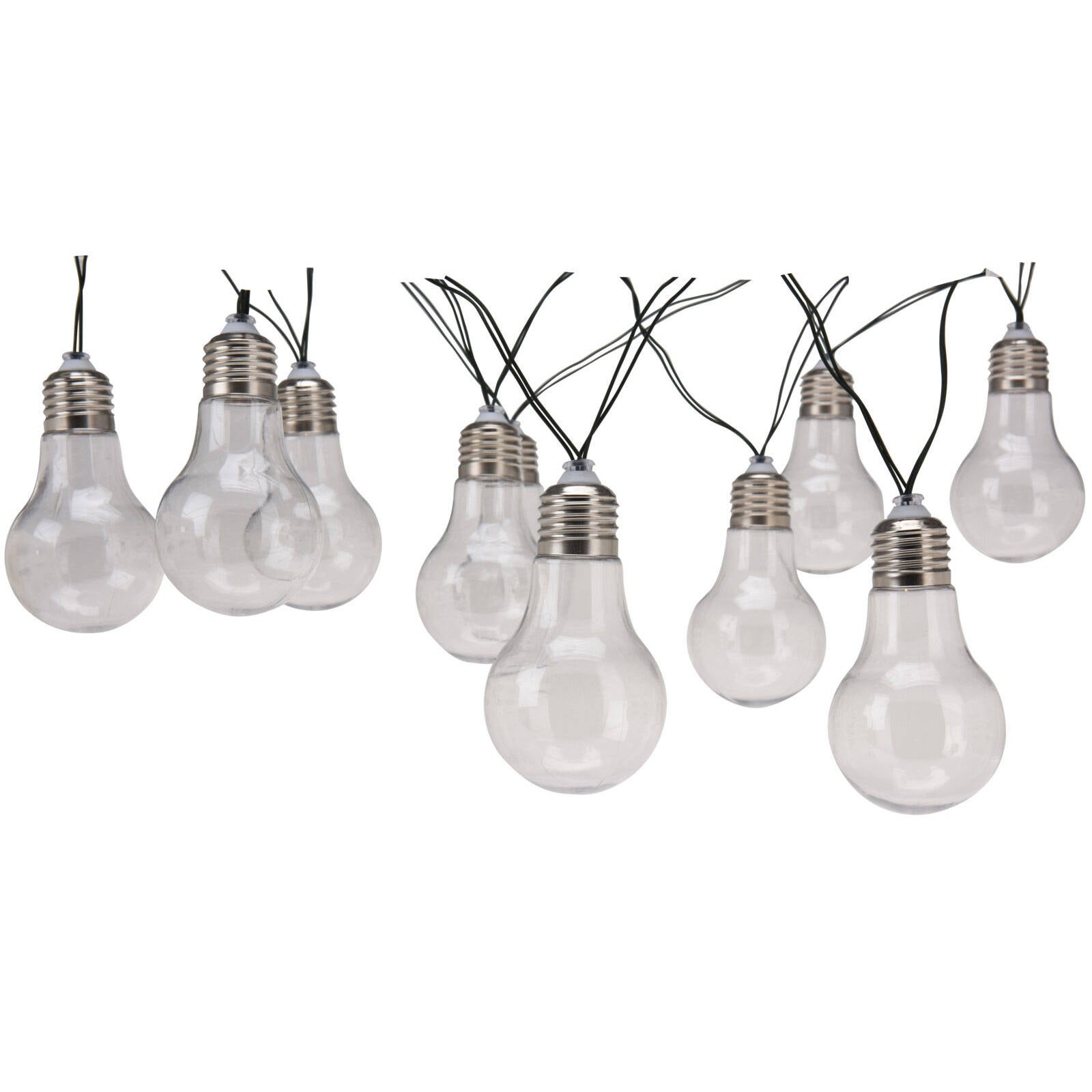 Girlanda Solarna Ogrodowa Lampki Ogrodowe 10 Led 180 cm
