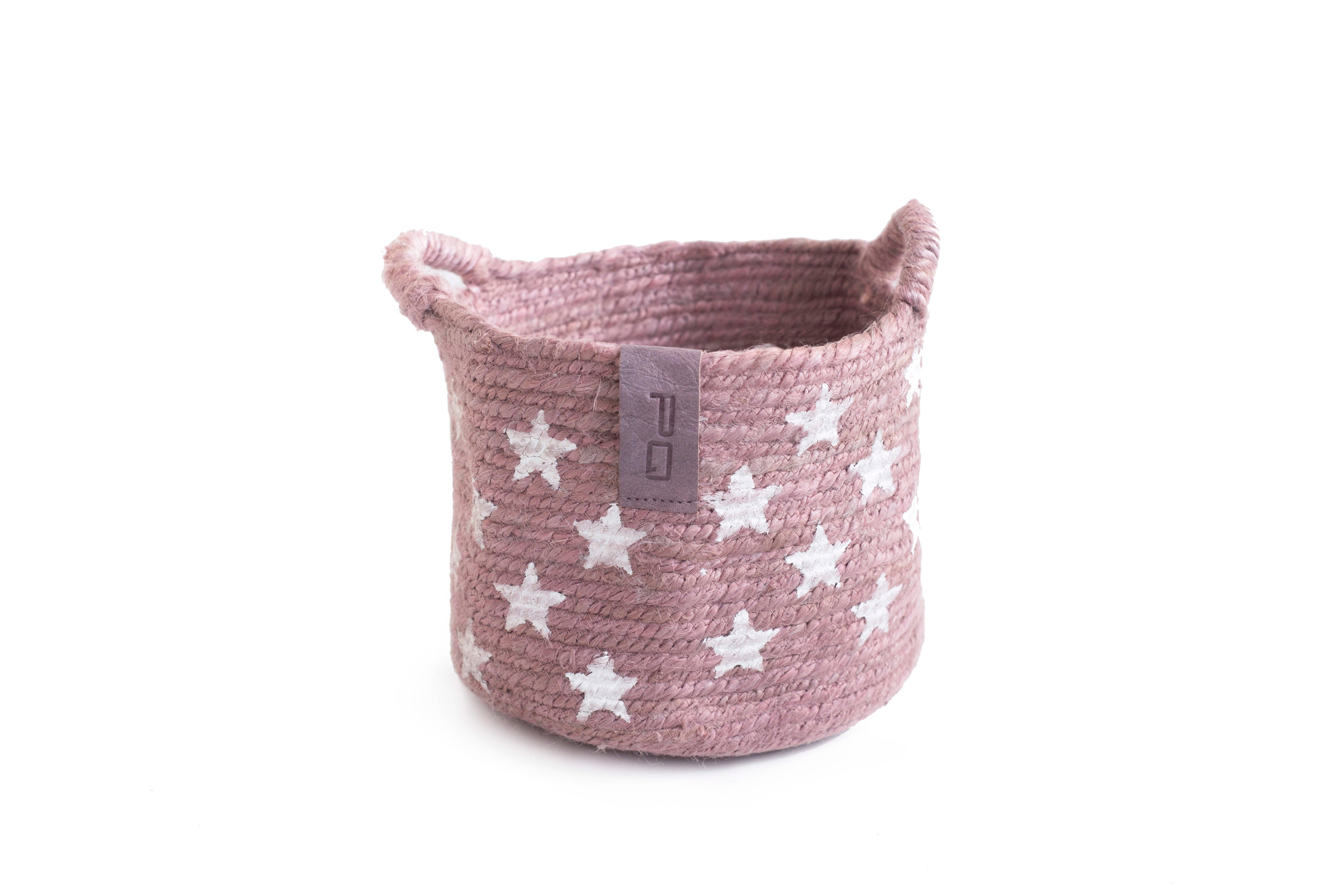 Piłka do koszykówki Vintage Pink Stars Ø23x18 CM