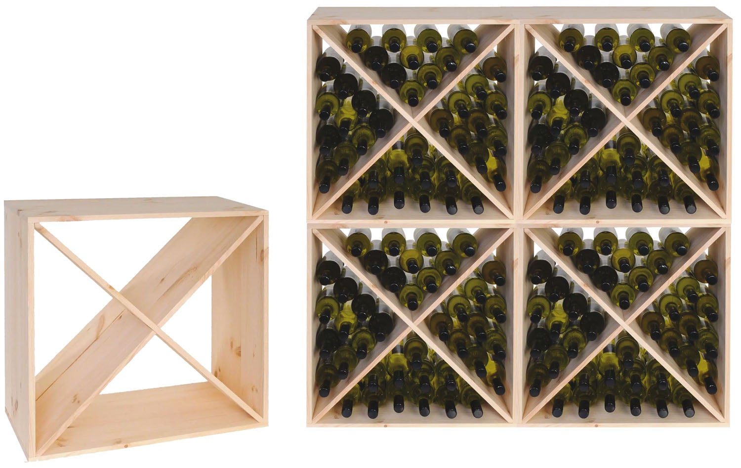 Botellero Modular 4×3 16 Botellas - Electrodomésticos, Calzado Y Más