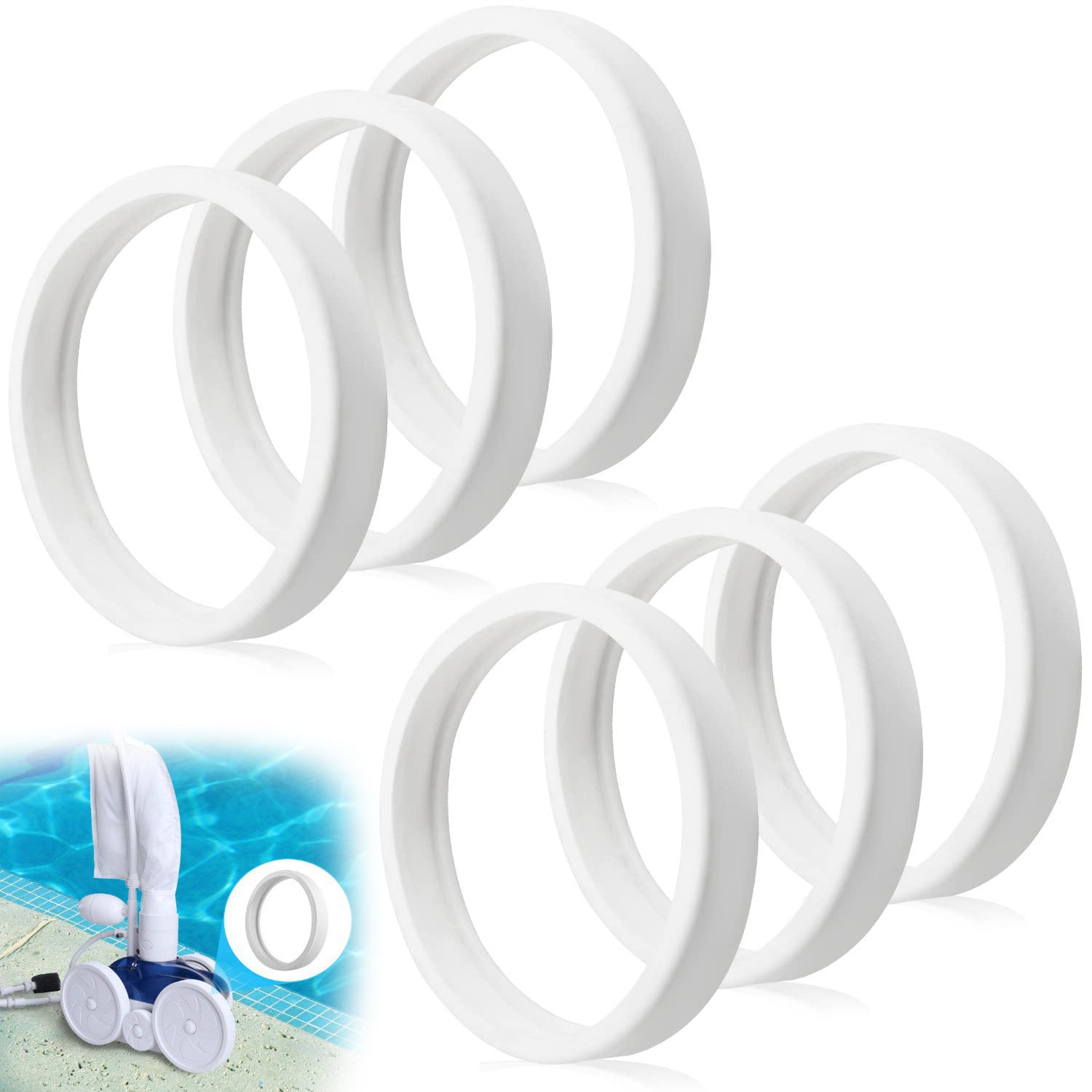 Pneumatici Di Ricambio Per Robot Da Piscina Polaris 180, 280, 360, 380, C10 E C-10, Confezione Da 3 | Leroy Merlin - Foto 7