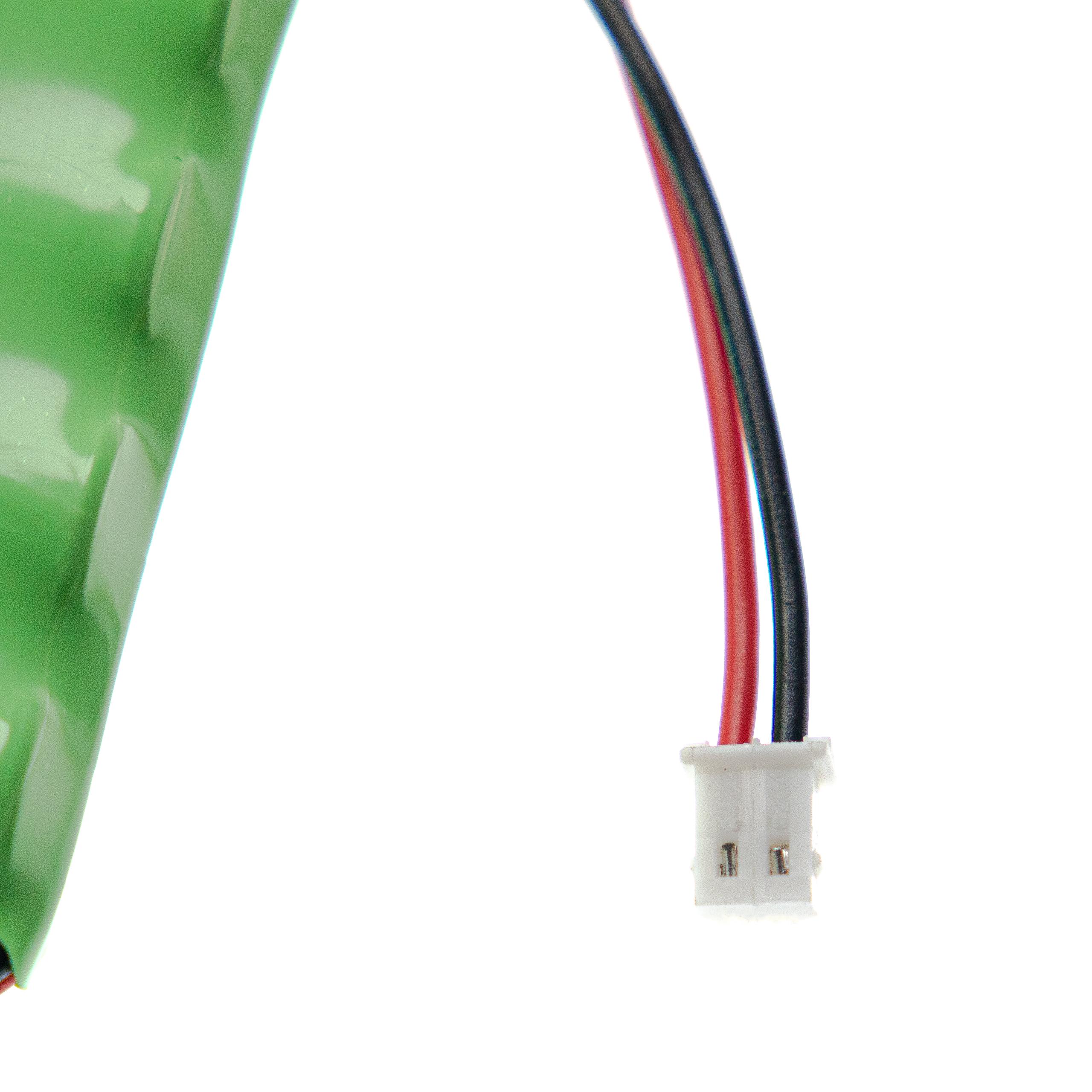 vhbw Batterie remplacement pour Visonic BAT301179, 103-303689, 103-300691, 103-301179, BATPM30 pour système d'alarme (1500mAh, 7,2V, NiMH) - 2