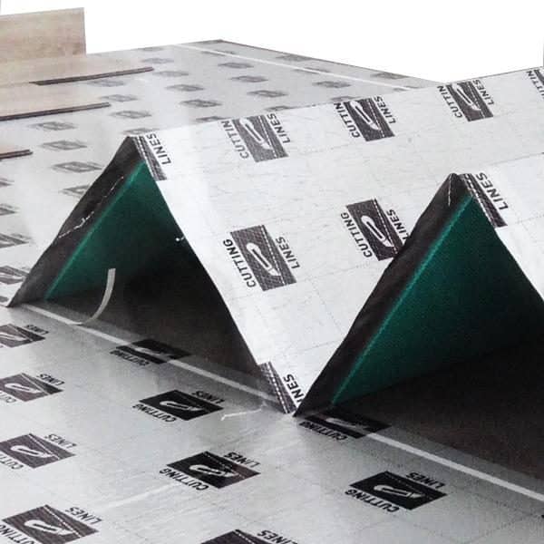 SECURA AQUASTOP SMART, sous couche XPS polystyrène extrudé, ép.2,2 mm x (1,18x5,1 ml) = 6,02 m²-1 (Made In France) - 2