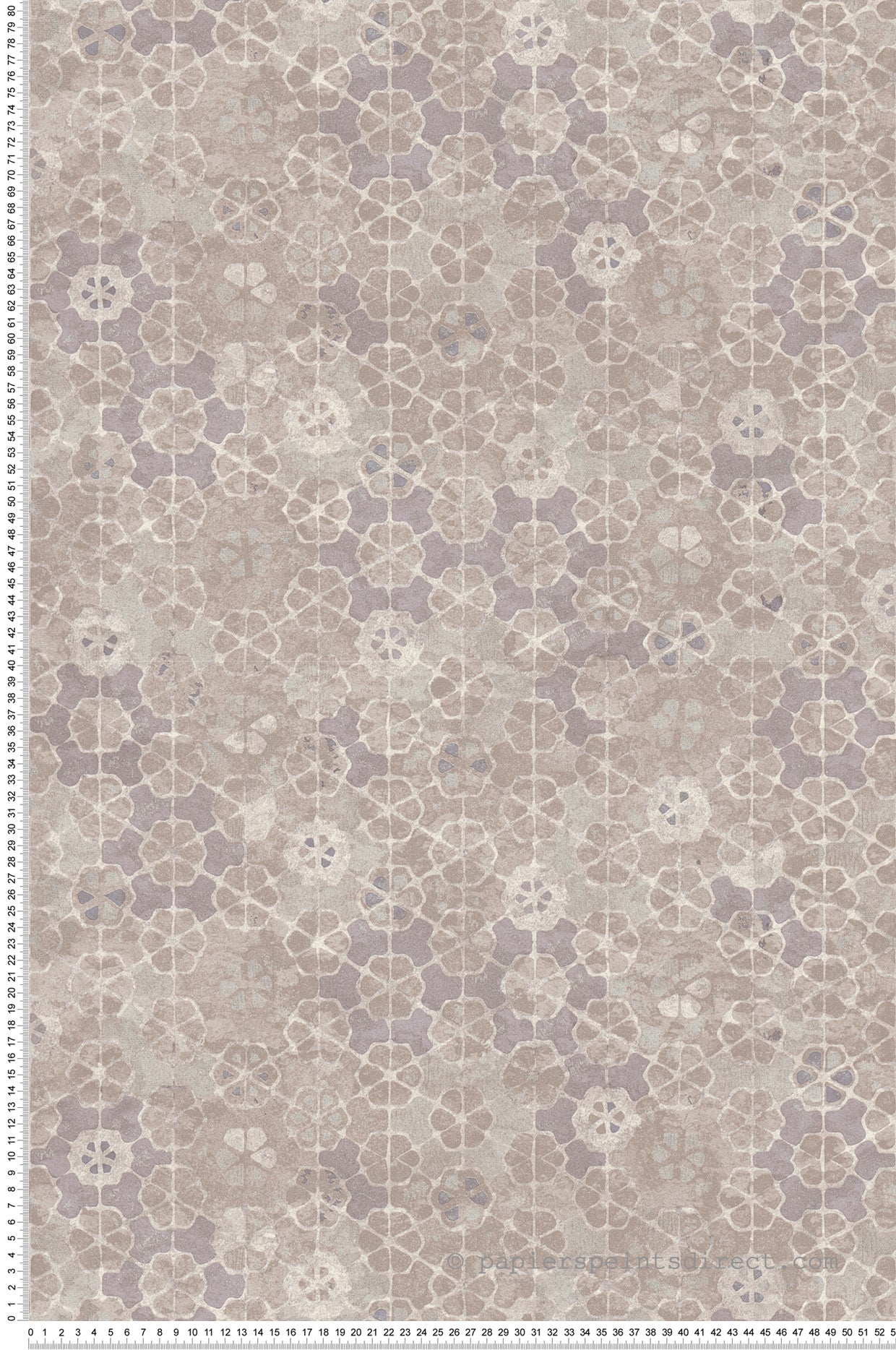 Tapeta motyw płytek beżowymIszarym - 53 cm x 10.05 m - LIVINGWALLS