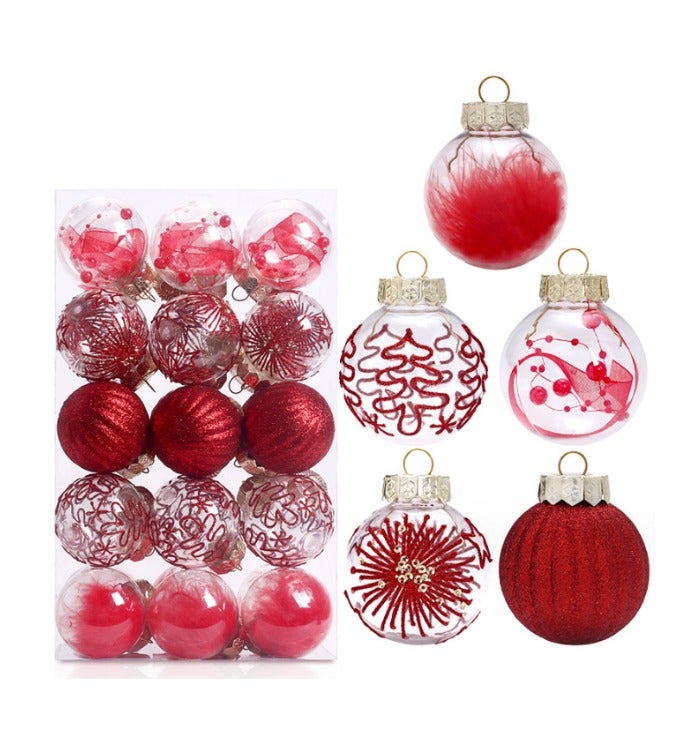 Lot De 32 Boules De Noël En Plastique Incassable - Décorations Sapin Multicolores Pour Intérieur Et Extérieur - 10