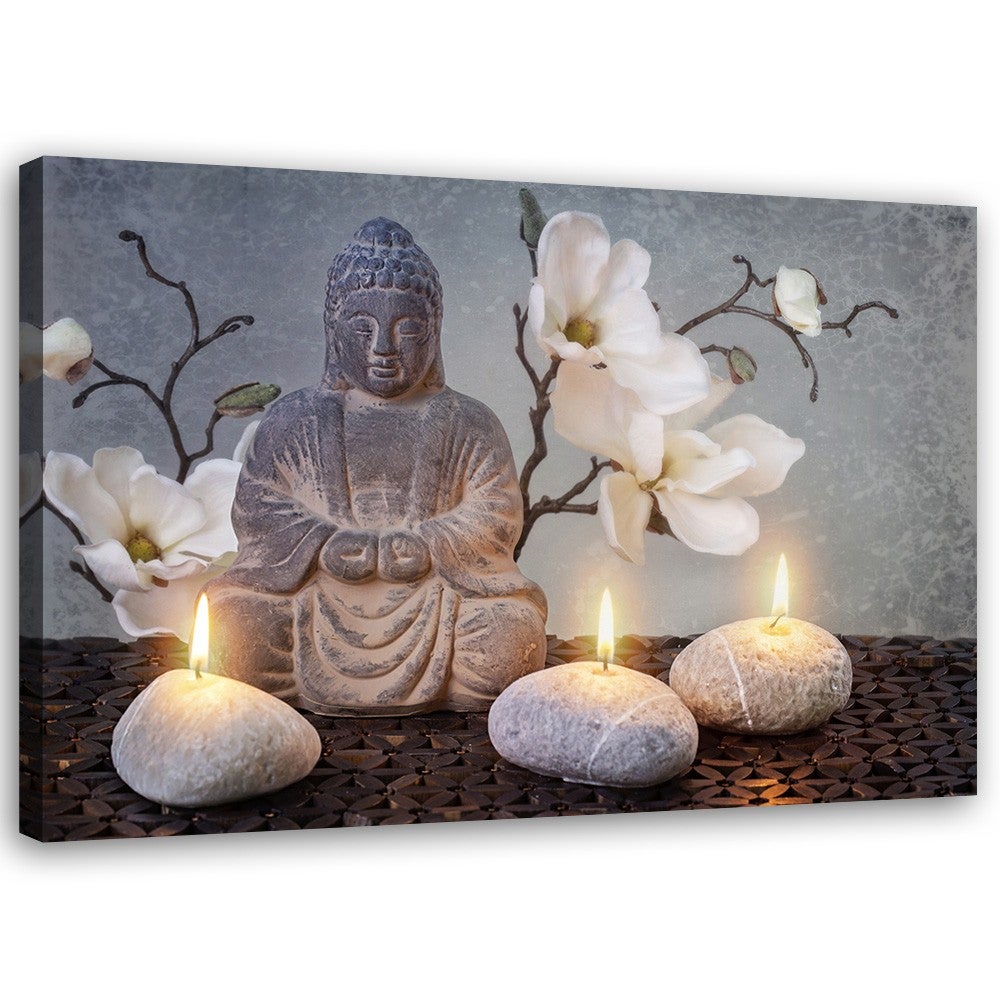 Obraz, Budda zen kwiat orchidei 100x70