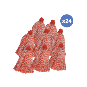 Ricambio Mocio 40 Cm In Cotone – Testina Per Scope Professionali E Domestiche – 90% Cotone, 10% Fibre – Dimensioni 120x400 Mm