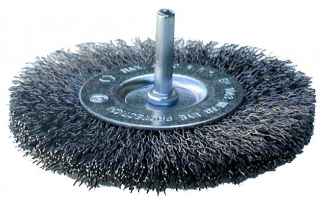 Brosse metallique rotative plate 100 mm