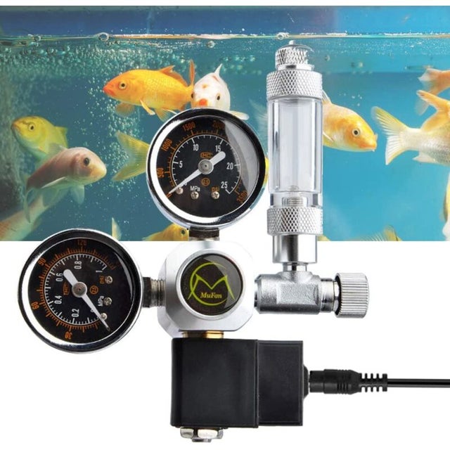 Aqua & Co. Valvola Di Non Ritorno Professionale Per CO2 In Metallo - Pressione 0,2-8 Bar, Attacchi Per Tubo 4/6 Mm. Protegge Riduttore E Acquario Da Ritorni D'Acqua. - 4