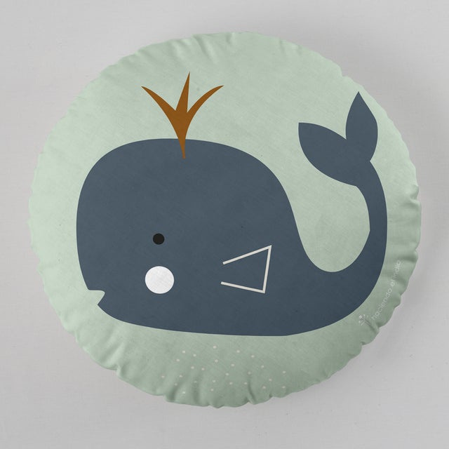 Haciendo el Indio - Coussin rond avec rembourrage non amovible - Enfant - 40 cm de diamètre - Circle 6