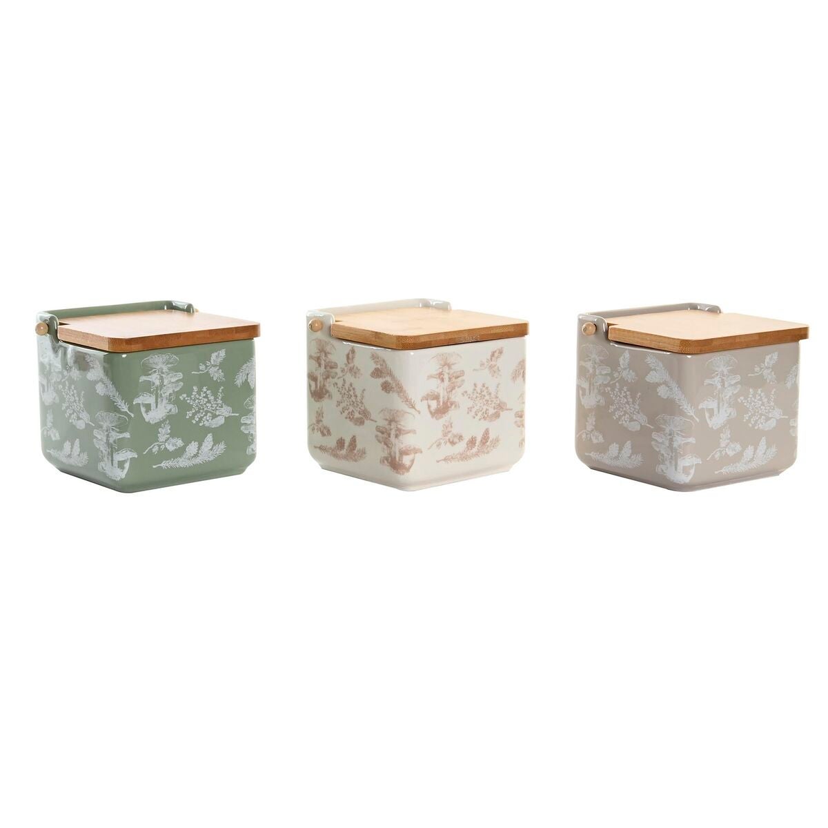 Salière Versa Avec Couvercle - Gris Bambou Dolomite - 11,7 Cm - Neuf