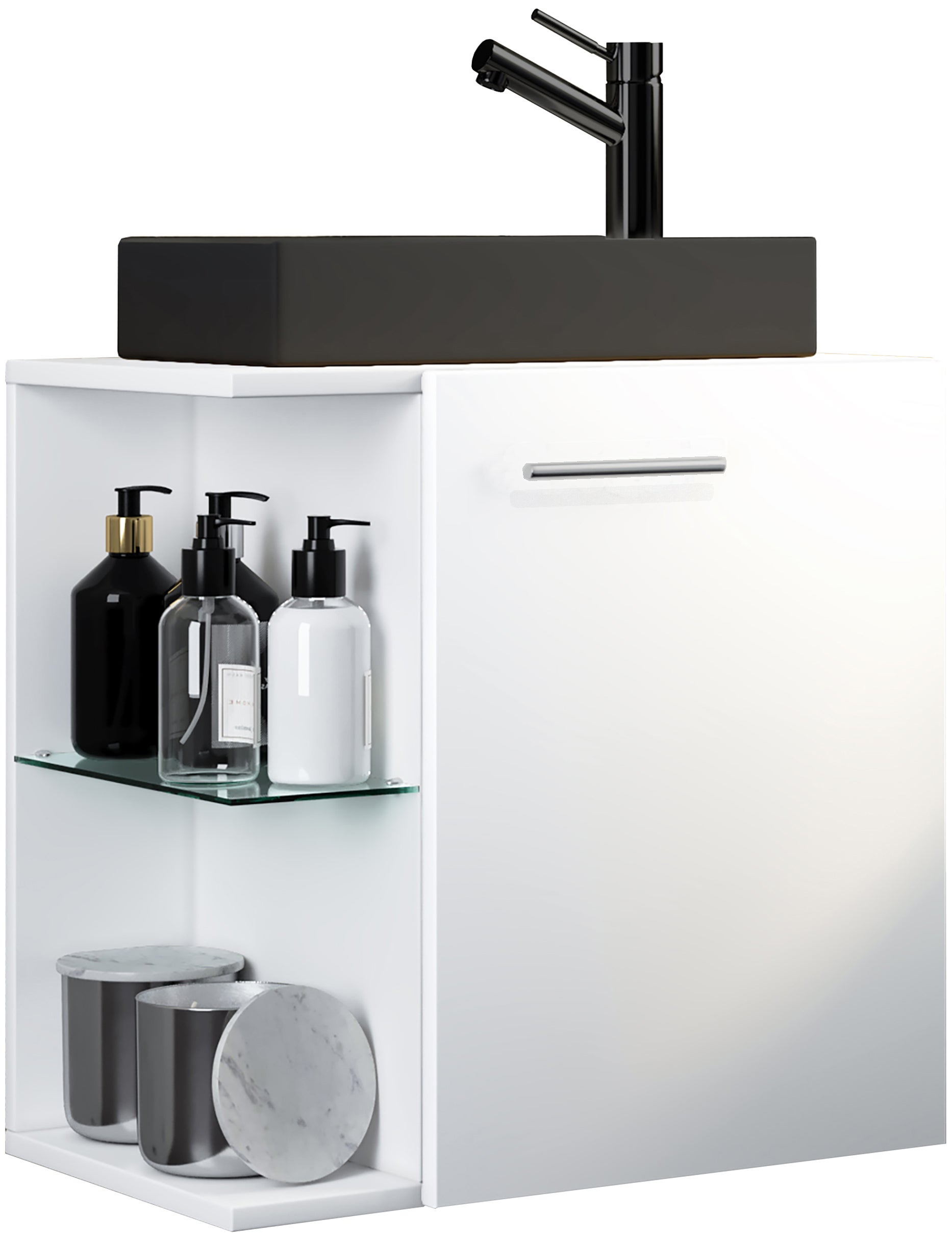 VCM umywalka do mebli łazienkowych Hausa Biały H. 63 x B. 52 x T. 34 cm