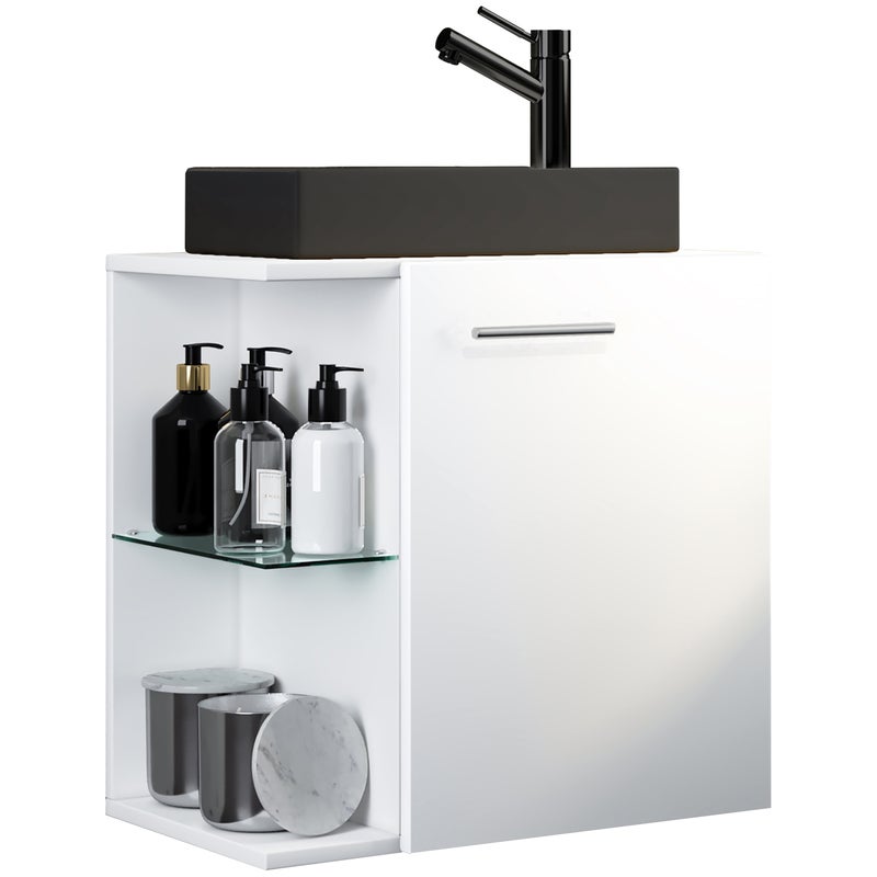 VCM umywalka do mebli łazienkowych Hausa Biały H. 63 x B. 52 x T. 34 cm