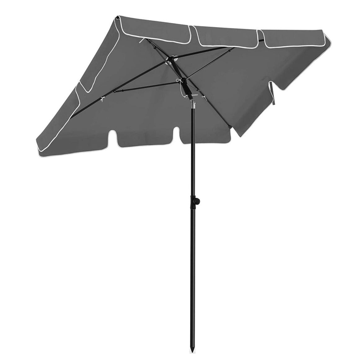 YUENFONG Parasol De Jardin Ø350 Cm Ou Ø300 Cm – Protection UV50+ Avec Manivelle Et Option LED Solaire