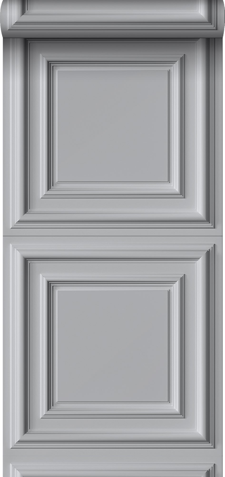 Papel pintado paneles de pared gris - 53 cm x 10.05 m - origin wallcoverings