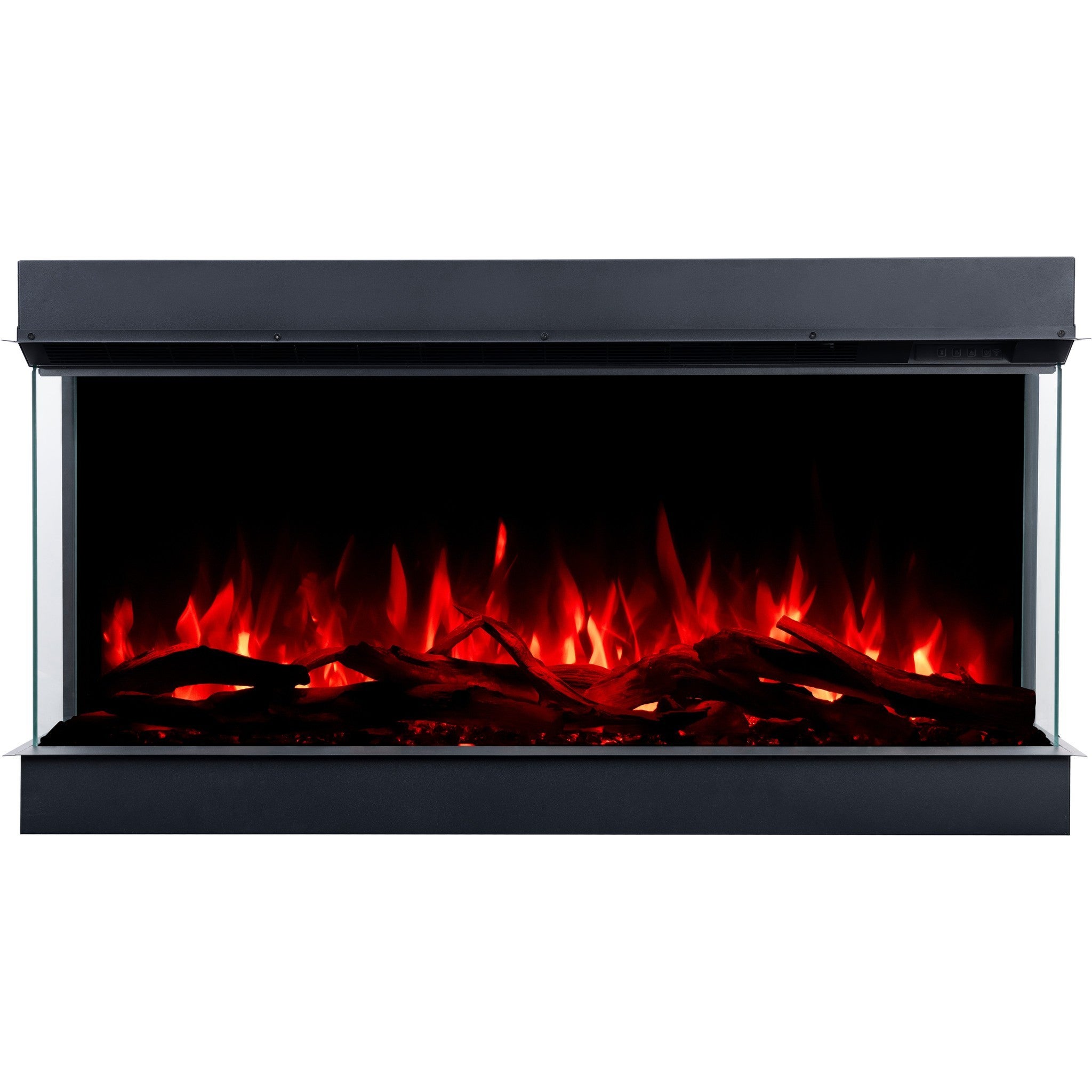 Cheminée électrique AFLAMO Superb 3D 120 - feu premium - encastrable - 120x65x35 cm - cheminée LED décorative avec chauffage 750/1500 W - 4