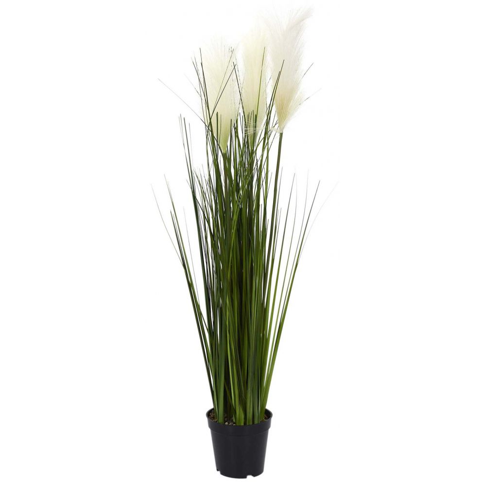 Plante Artificielle - Home Deco Factory - Herbe Et Pampa - Verte - 5