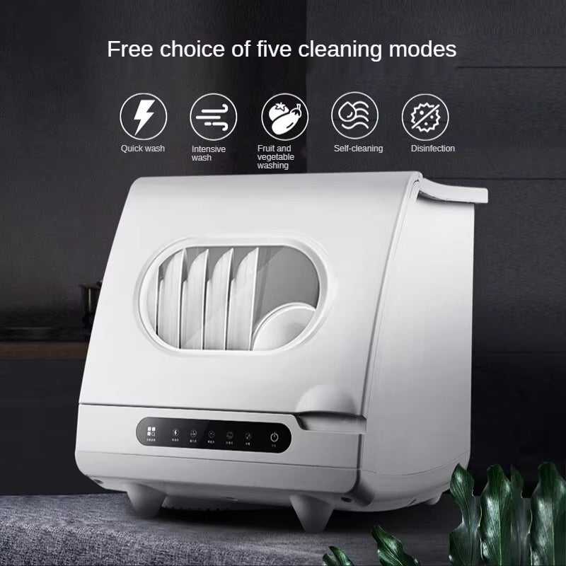 Lave-vaisselle intelligent,stérilisation à sec automatique, lave-vaisselle domestique, appareils de nettoyage de cuisine - 7