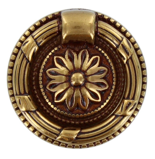 MANIGLIA OTTONE 12235 D 37 MM PATINE**