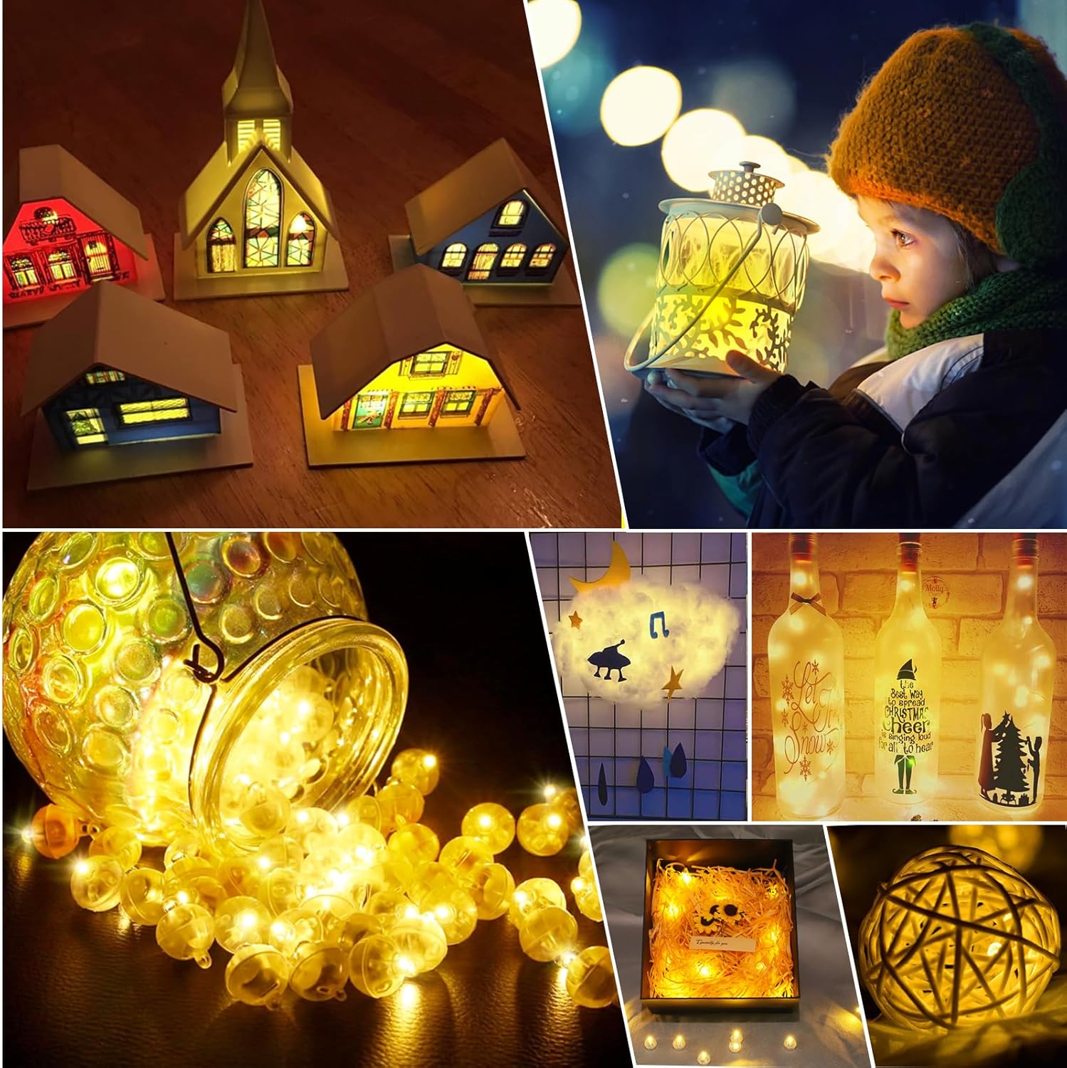 50 Pièces LED Balloon Lumière, Mini Ballons Lampes pour Deco Anniversaire, Noël, Nouvel An, Halloween, Fêtes, Mariage, Intérieure Extérieure - 2