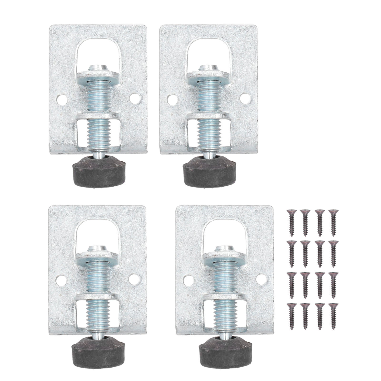 Set Di 3 Supporti Per Piante In Metallo Con Base Rotonda - Capacità 99,8 Kg, Piedini Livellabili, Struttura In Acciaio Verniciato, Antiruggine