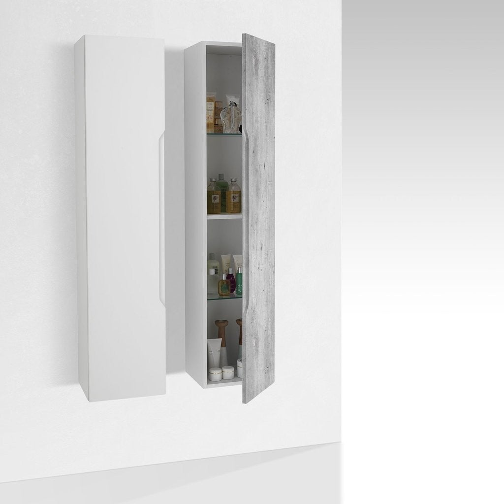 Colonne de salle de bain laqué blanc mat Selb L 35cm - 3